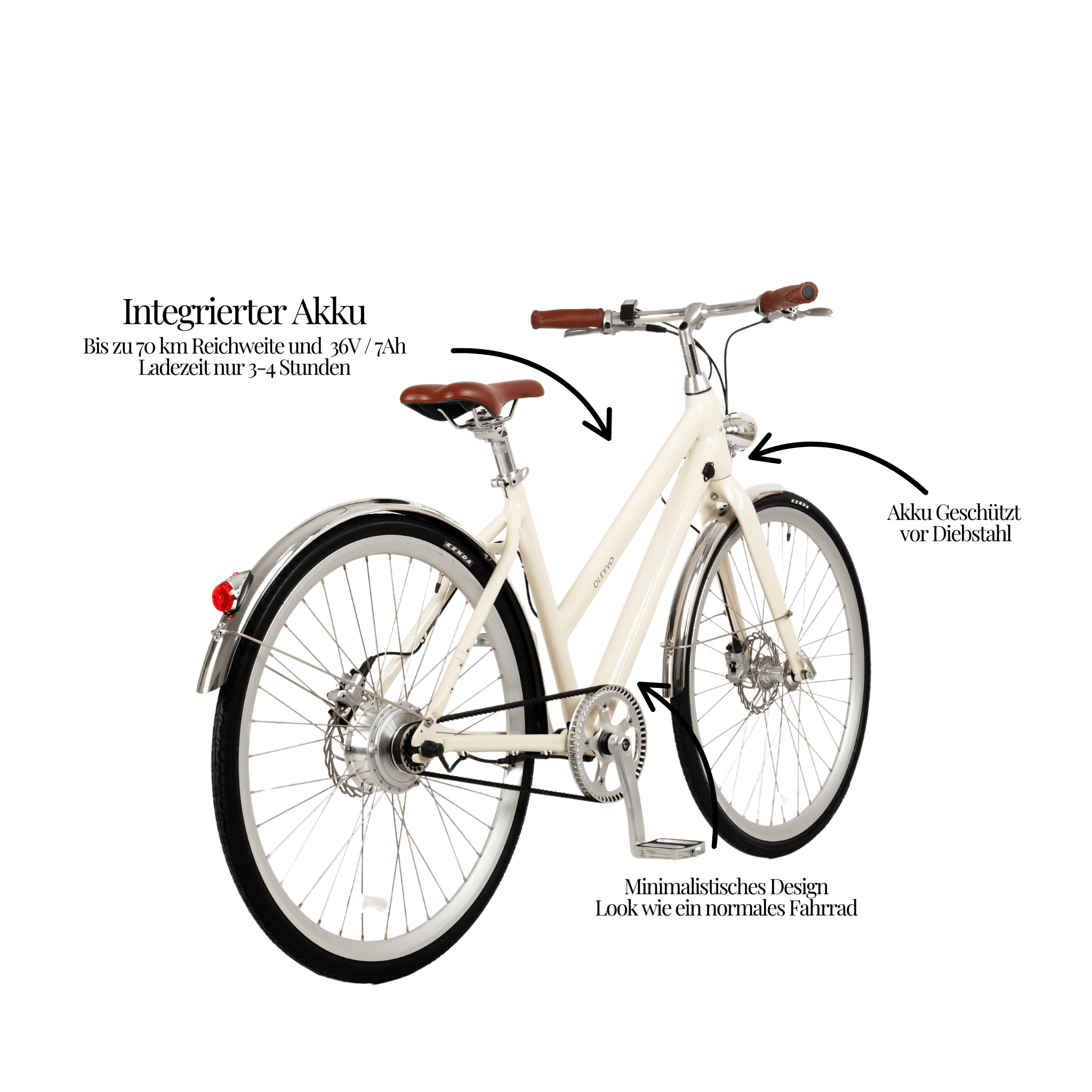 OLEYVO E-Bike: Elektro Velo mit 70km Reichweite kaufen